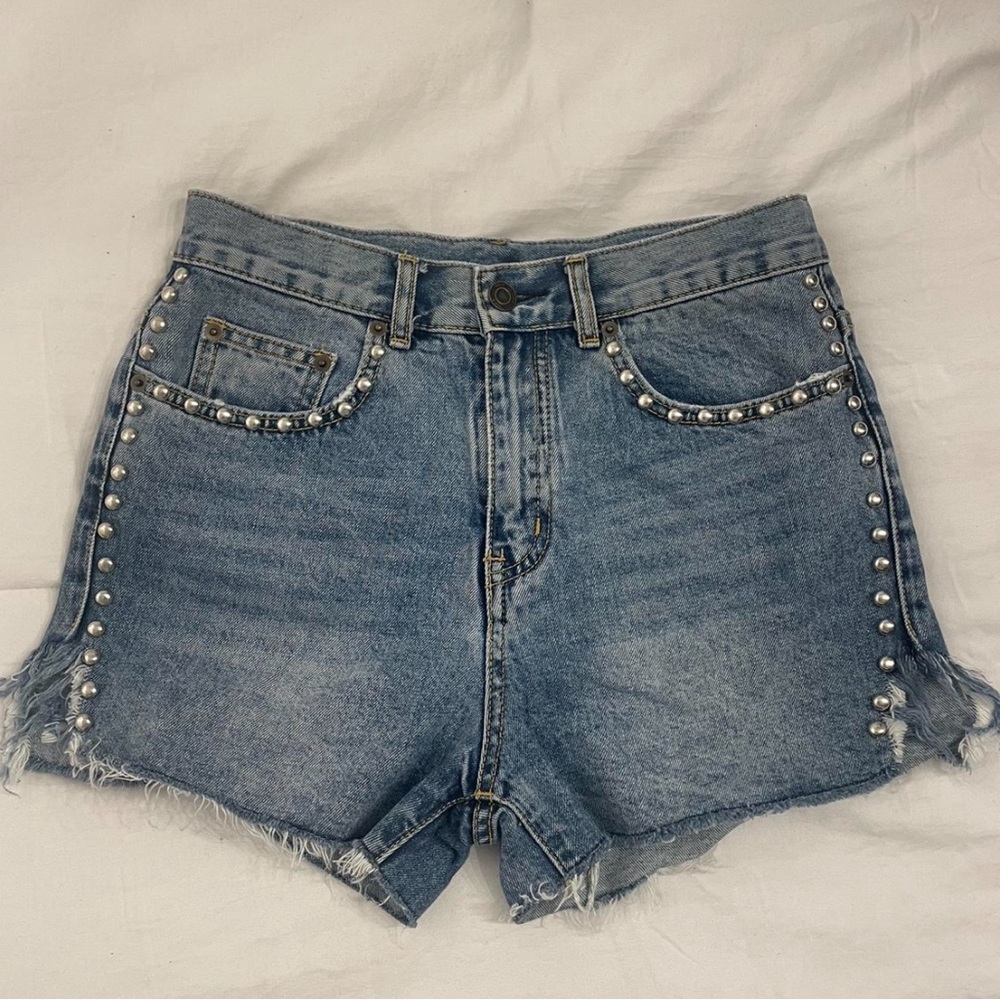 Saint Laurent jean shorts